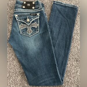 Miss Me Style JP5046T9 Straight Leg Jeans